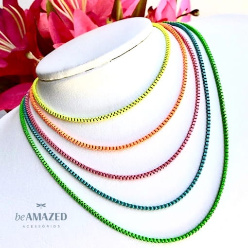 Colar veneziana Colors P