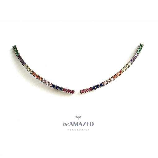 Ear cuff line rainbow