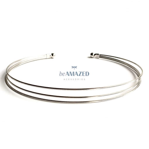 Choker aro triplo fino