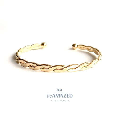 Bracelete trançado gold