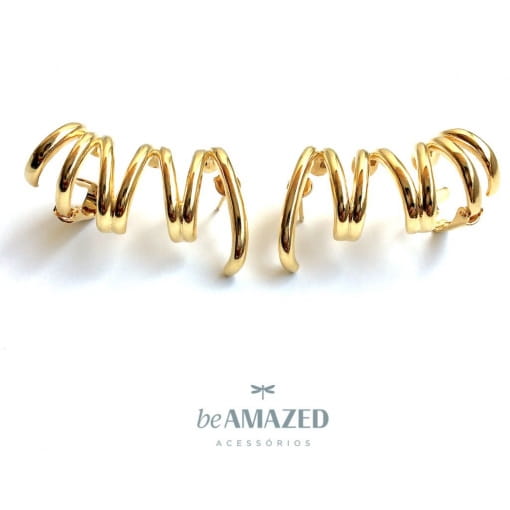 Ear cuff 4 V gold