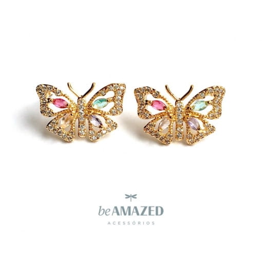 Brinco sweet butterfly