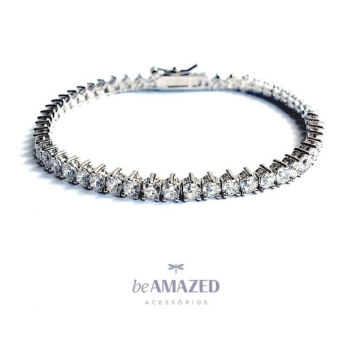Pulseira riviera 3 garras luxo