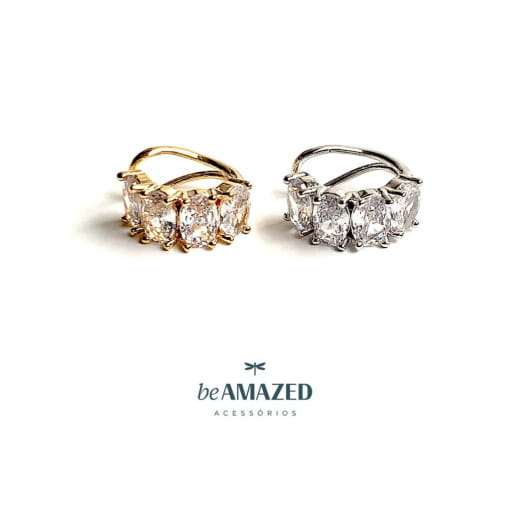 Piercing riviera oval cristal