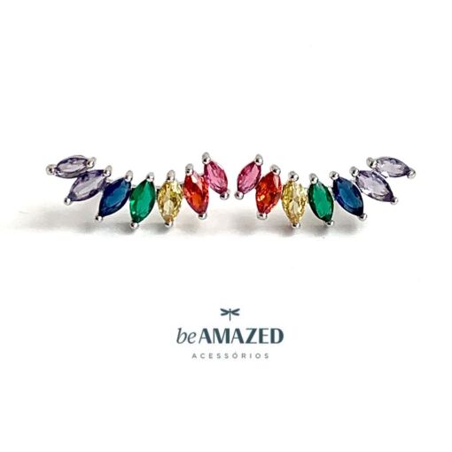 Ear cuff navetes rainbow