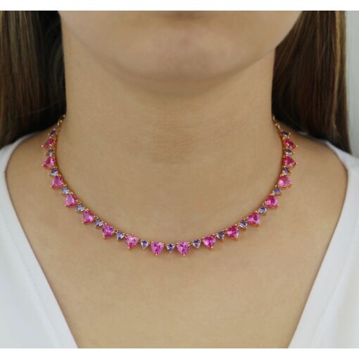 Choker de corações