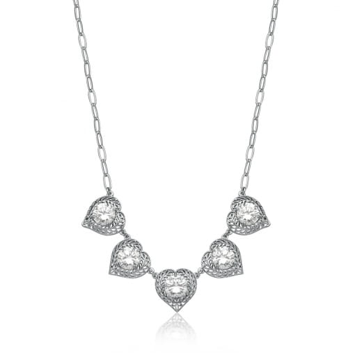 Choker Corações Ponto de Luz