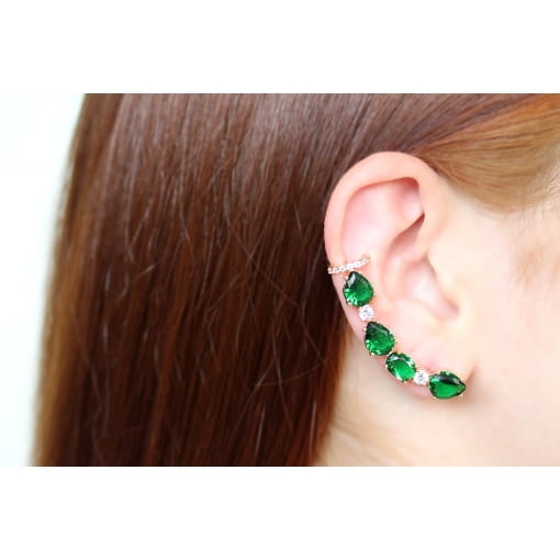 Ear Cuff Gotas Luxo