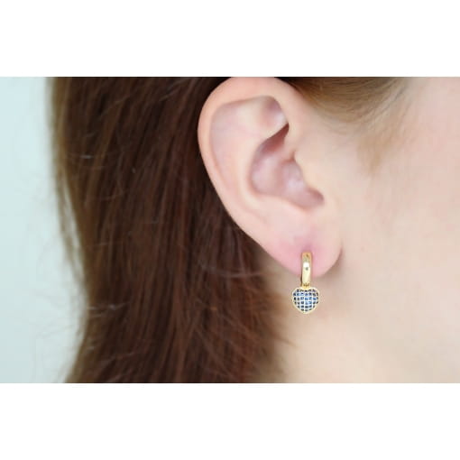 Argolinha Coração Microzircônia