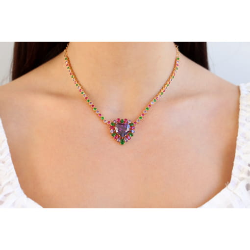CHOKER RIVIERA COM CORAÇÃO