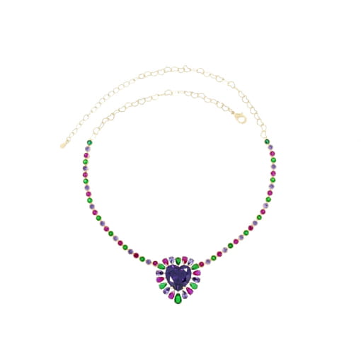 CHOKER RIVIERA COM CORAÇÃO