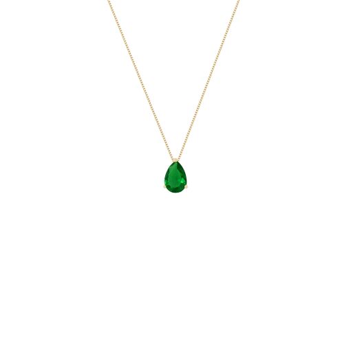 Gargantilha clássica de gota em zircônia