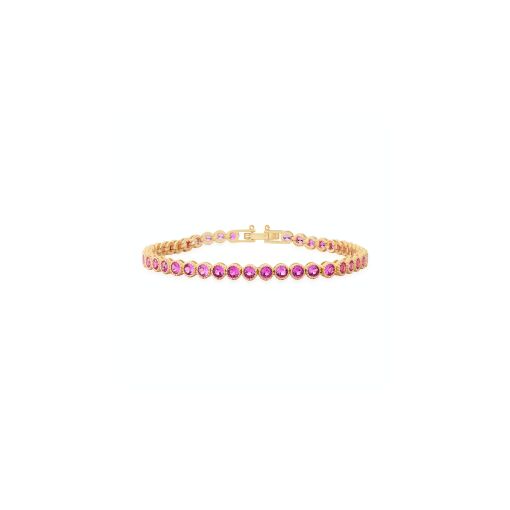 Pulseira riviera em zircônia