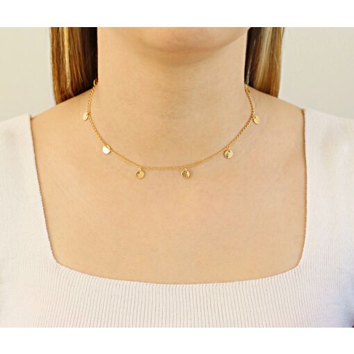 Choker de medalhinhas