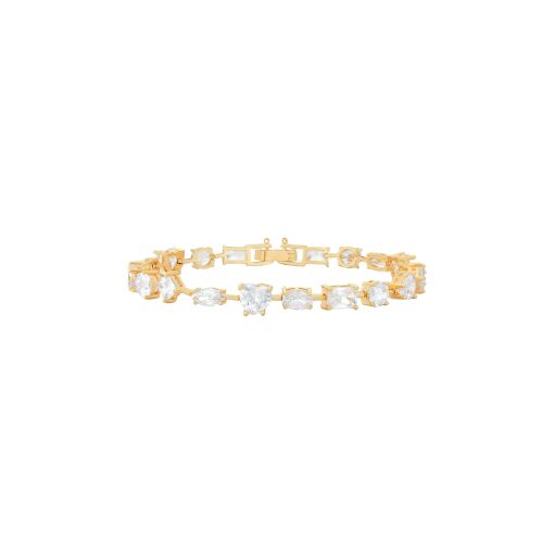 Pulseira delicada em zircônias