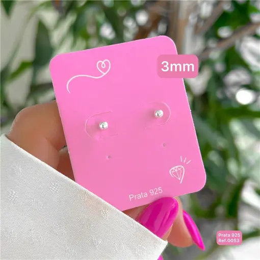 Cy0053 - Brinco Bola 3mm Clássico