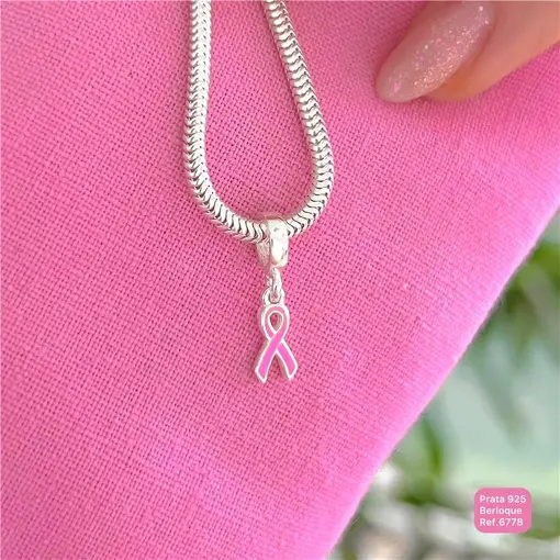 Cy6778 - Berloque Conscientização Câncer De Mama