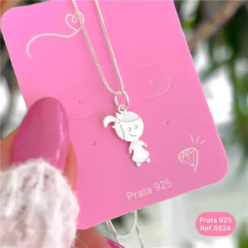 Cy5524 - Colar Veneziana 45Cm Mãe De Menina