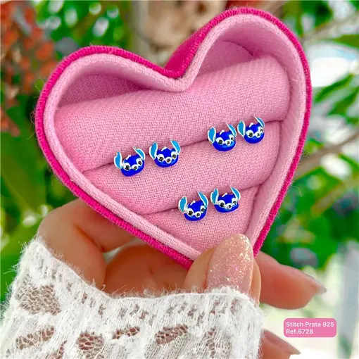 Cy6728 - Brinco Stitch Infantil desenho