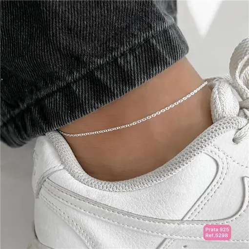 Cy5298 - Tornozeleira Elo Cadeado 24cm