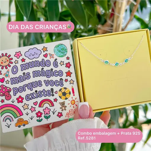 Cy5281 - Combo Dia Das Crianças Pulseira Infantil 14Cm Elo Portu