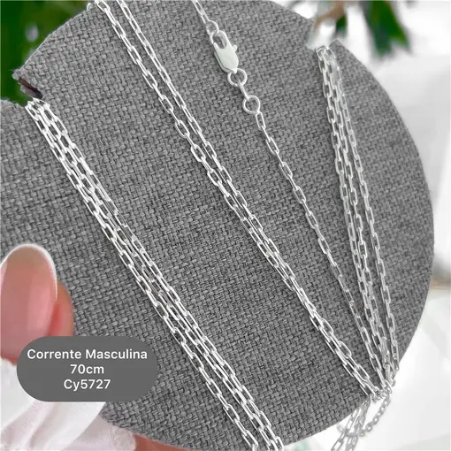 Cy5727 - Corrente Masculina 70cm Elo Cartier