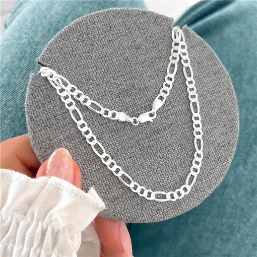 Cy6754 - Corrente Masculina Grossa 60cm Elo 3X1 5mm Espessura