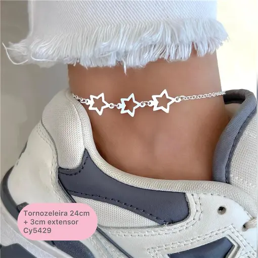 Cy5429 - Tornozeleira 24Cm Três Estrelas