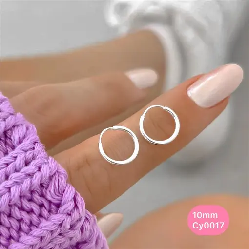 Cy0017 - Brinco Argola 10Mm Clássica