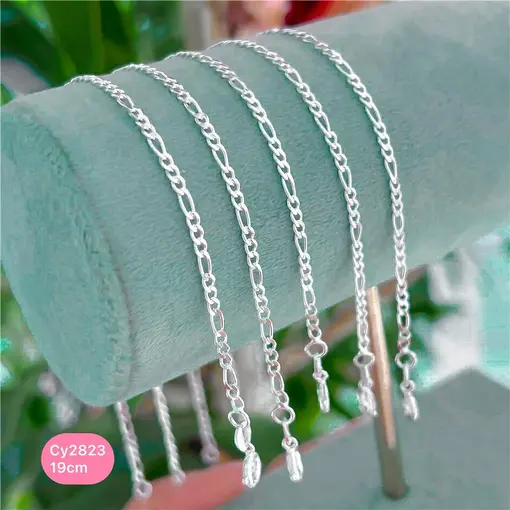 Cy2823 - Pulseira Masculina Elo 3X1 2mm Espessura 20cm