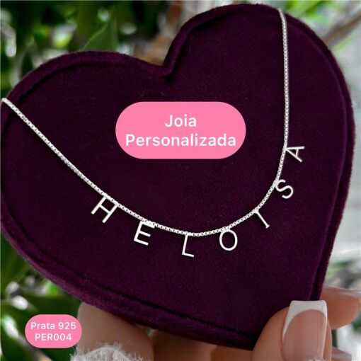 Per004 - Personalizado Colar Nome Com Até 10 Letras