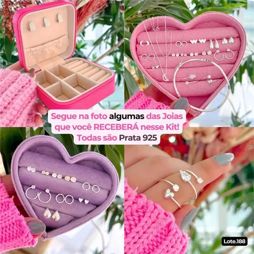  Kit Iniciante - 20 Joias Ganhe Porta Joias Edição Especial Limi