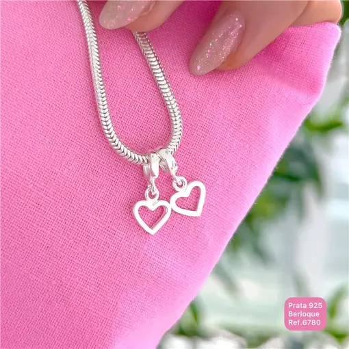 Cy6780 - Berloque Coração Liso 9mm