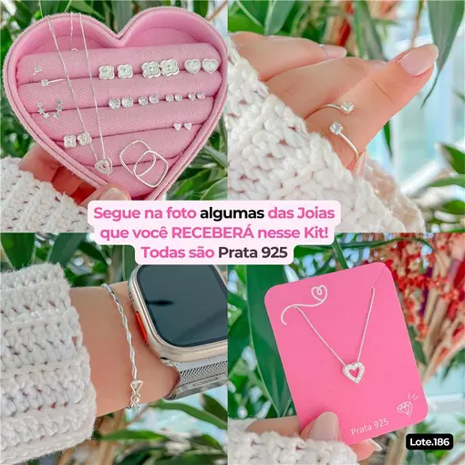 Kit Iniciante - 18 Joias Ganhe Limpa Pratas E 5 Saquinhos De Vel