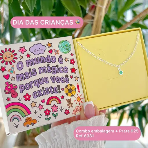 Cy6331 - Combo Dia Das Crianças Pulseira Infantil 14Cm Elo Grume