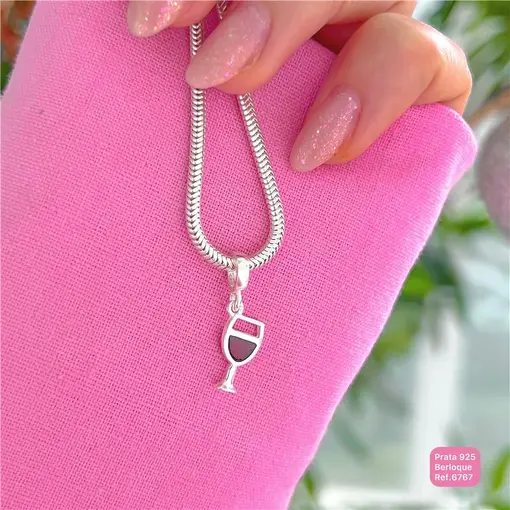 Cy6767 - Berloque Taça de Vinho