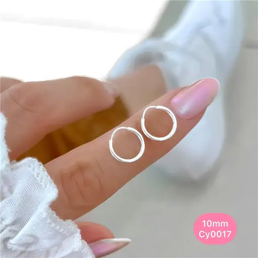 Cy0017 - Brinco Argola 10Mm Clássica