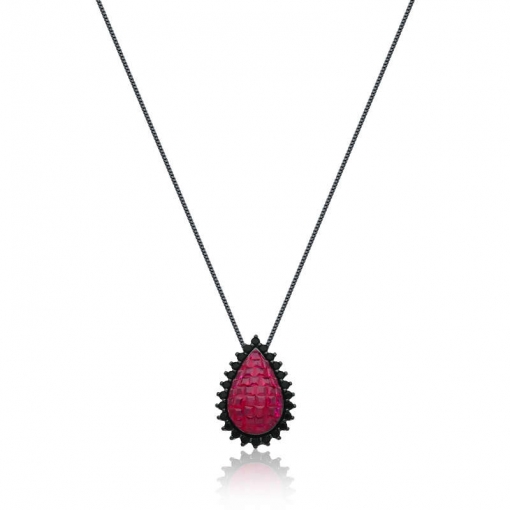 Colar linha Invisible gota zircônia