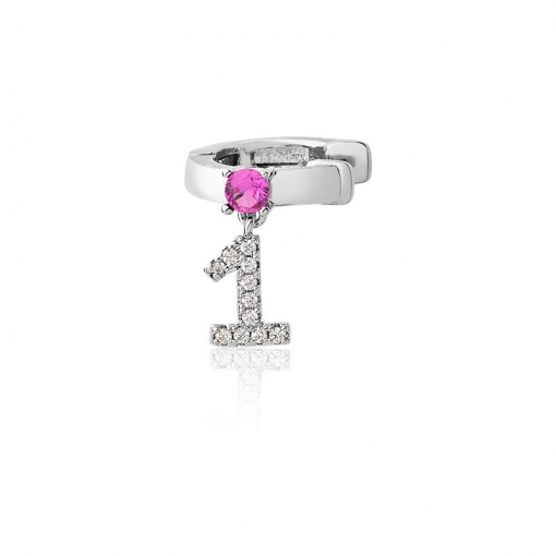 Piercing fake número 1 zircônias