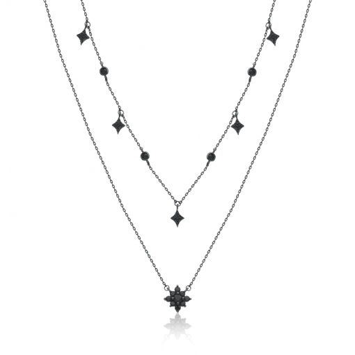 Colar degradê com balãozinhos e estrela