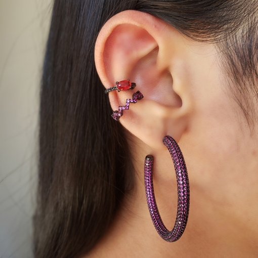 Piercing fake onda microcravação