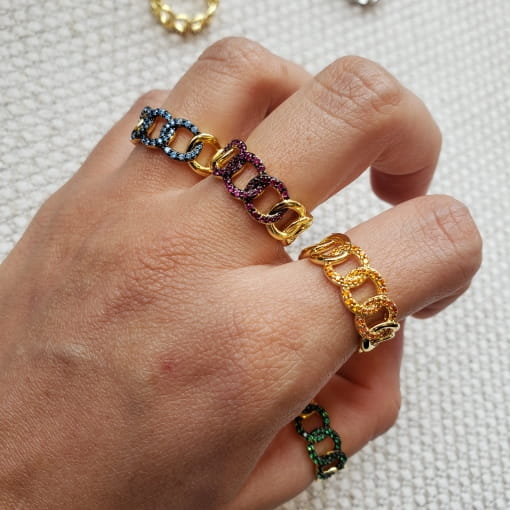 ANEL GRUME COM ZIRCONIAS