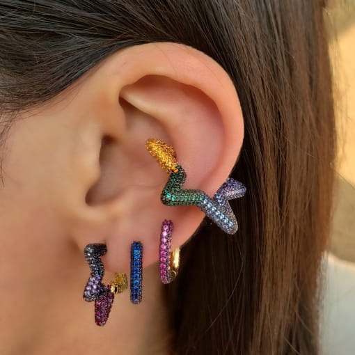 Piercing fake estrela