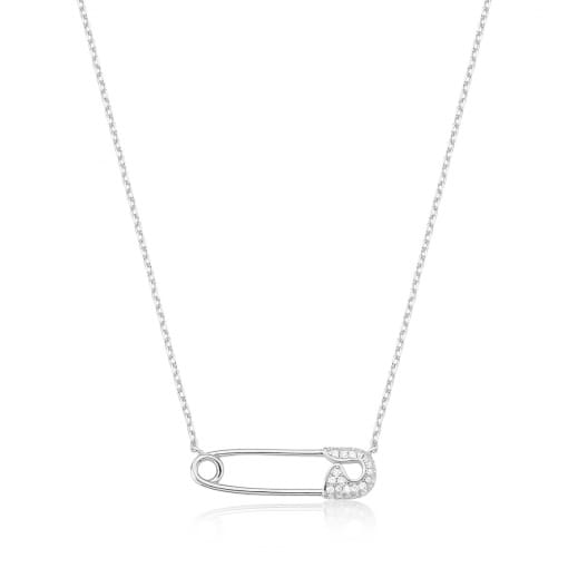 COLAR PRATA925 BANHADO ALFINETE