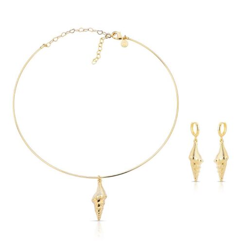 CONJUNTO GOLDEN CONCHA ESPIRAL