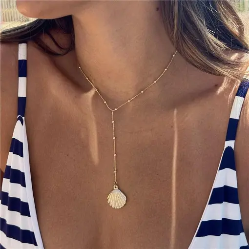 COLAR CONCHA CASCATA