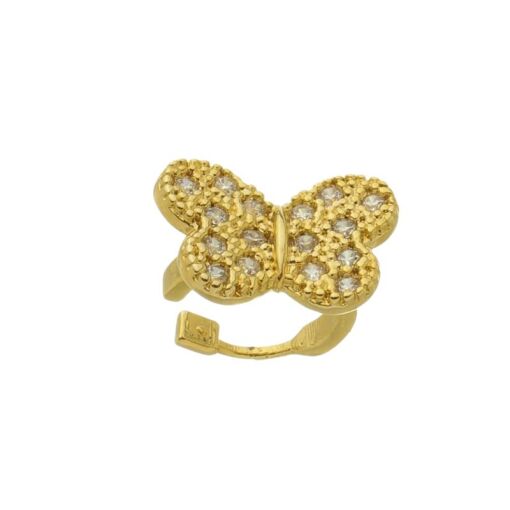 PIERCING BORBOLETA CRAVEJADO