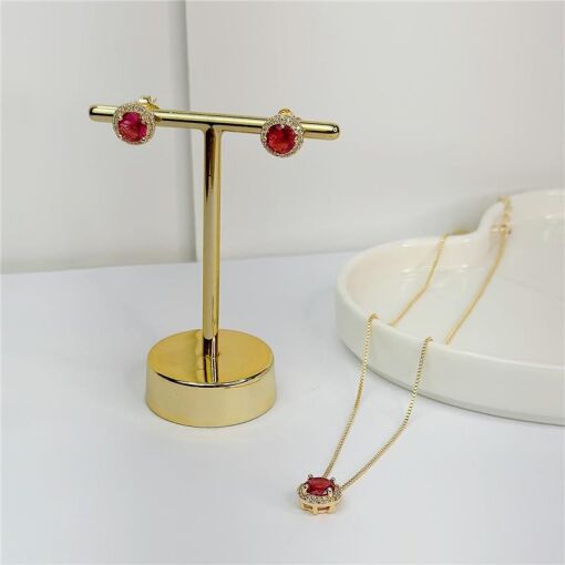 CONJUNTO REDONDO CRAVEJADO