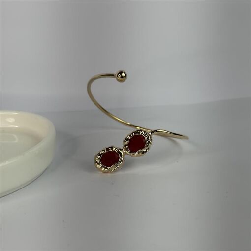 BRACELETE TRIPLO OVAL ORGÂNICO