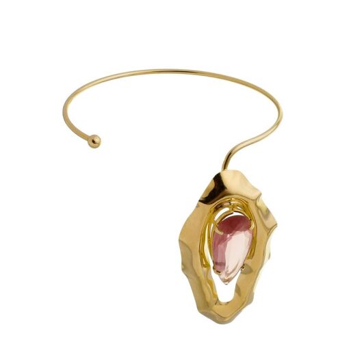 BRACELETE NAVETE COM PEDRA GOTA